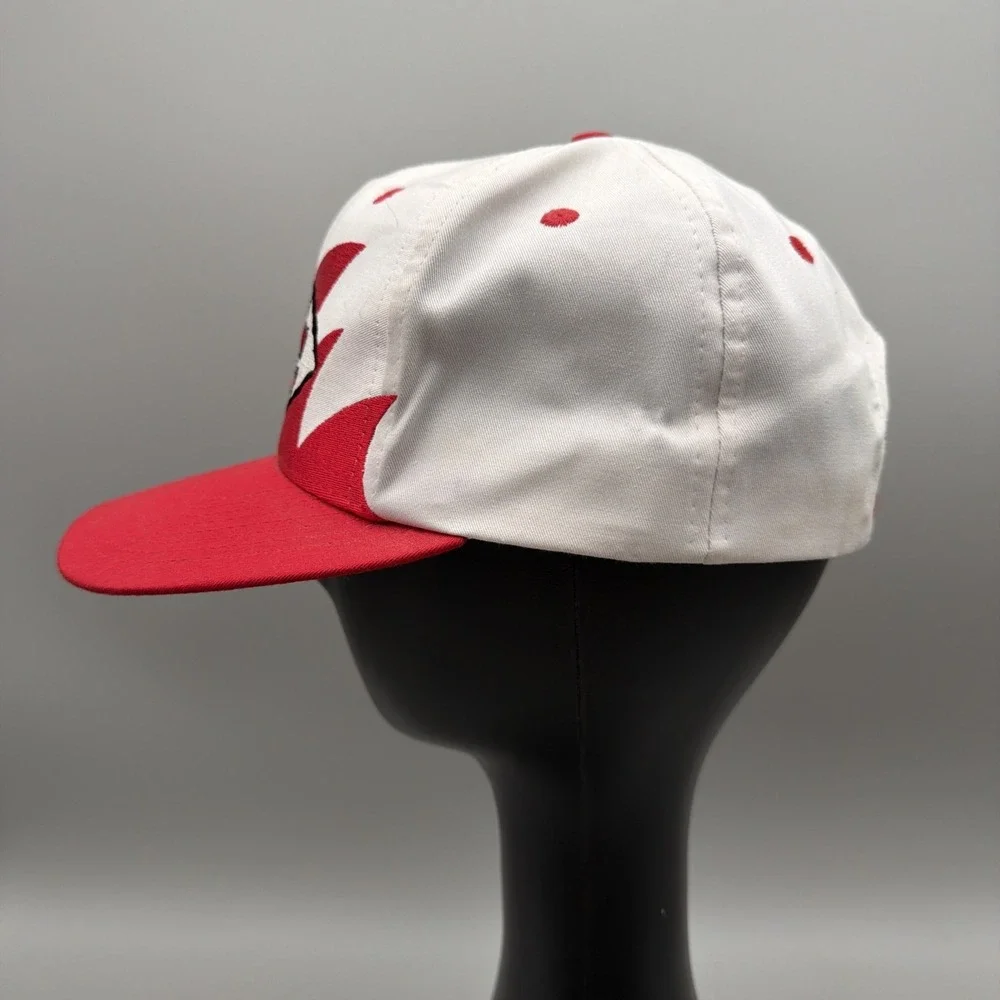 Vintage 90's NFL Kansas City Chiefs Sharktooth Design KC Snap back Hat Cap